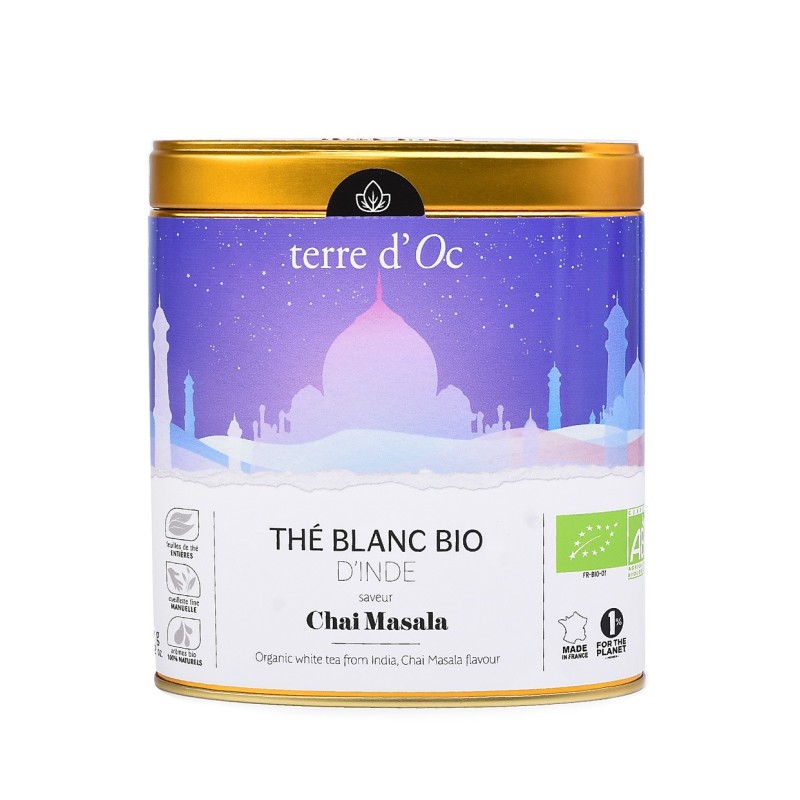 Thé blanc bio d'Inde