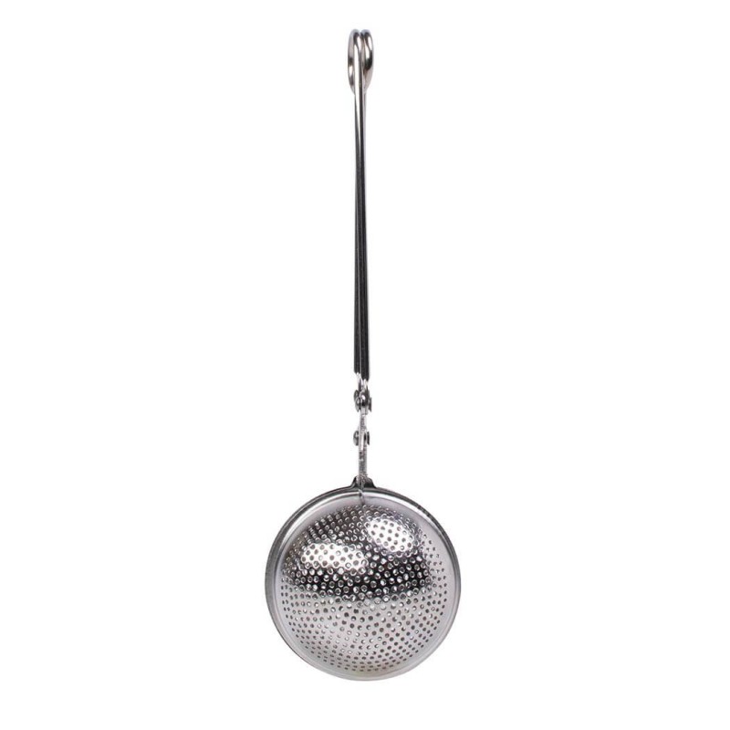 Boule filtre infuseur à thé tisane cylindrique en inox