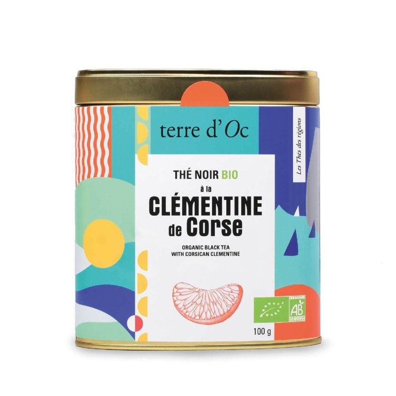 Organic black tea with Corsican clementine