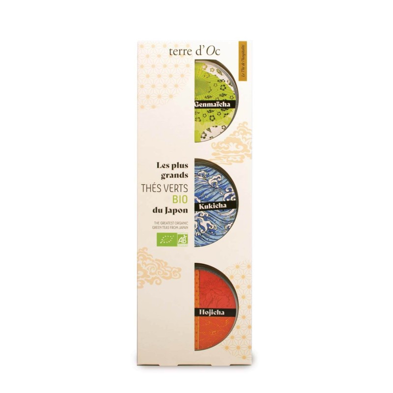 Coffret cadeau Terre d'Oc 6 thés blancs bio aromatisés