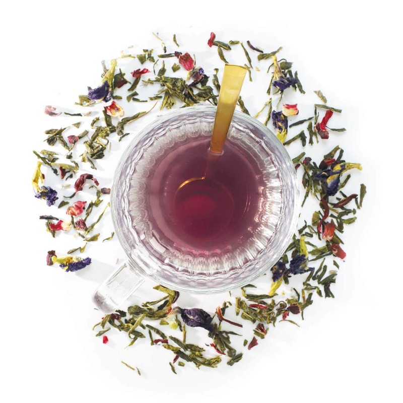 Organic green tea with...