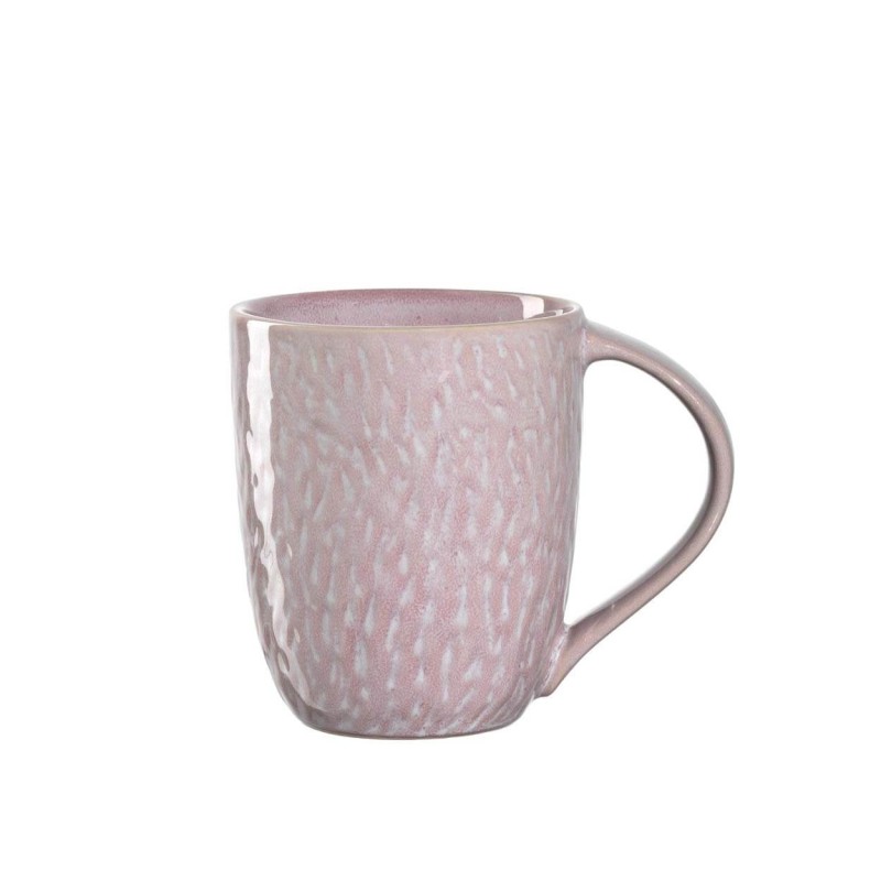 Mug en céramique rose Leonardo