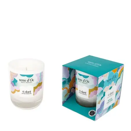 Scented candle-  UDANI Cotton white tea<span>Array</span>