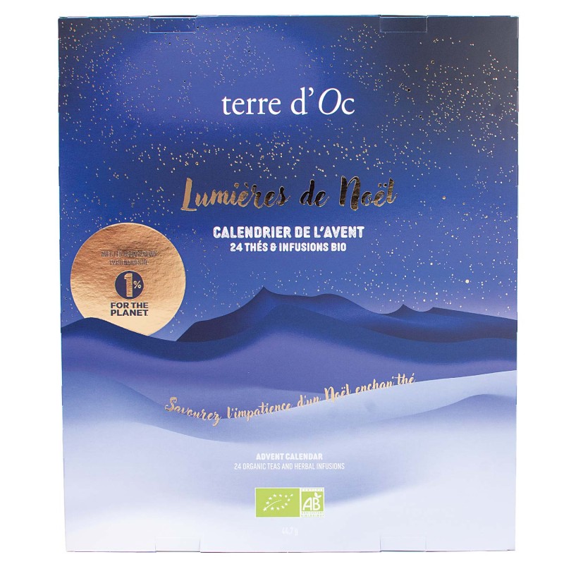 Coffret 8 thés Noël - 48 sachets de thé & roobois bio