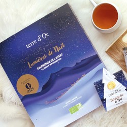 Calendrier de l'avent thé et rooibos bio Terre d'Oc – 24 sachets