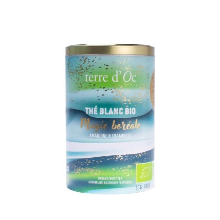 Almond & raspberry flavoured organic white tea<span>Array</span>