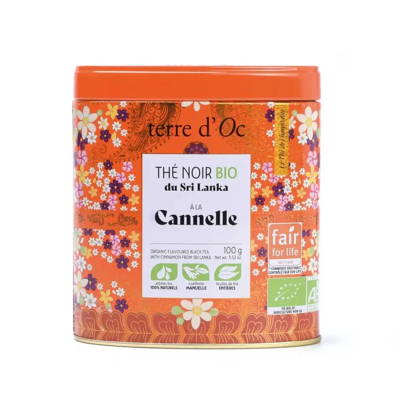 Thé noir Chai Masala Bio - avec cannelle gingembre - 200g ou 2 kg