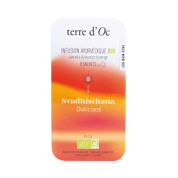 Infusion ayurvédique bio Chakra sacré "Je ressens"<span>Cannelle & écorces d'orange</span>