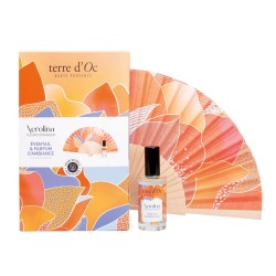 Coffret éventail & parfum d'ambiance<span>NEROLINA fleur d'oranger</span>