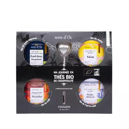 Coffret "ma journée en thé bio"