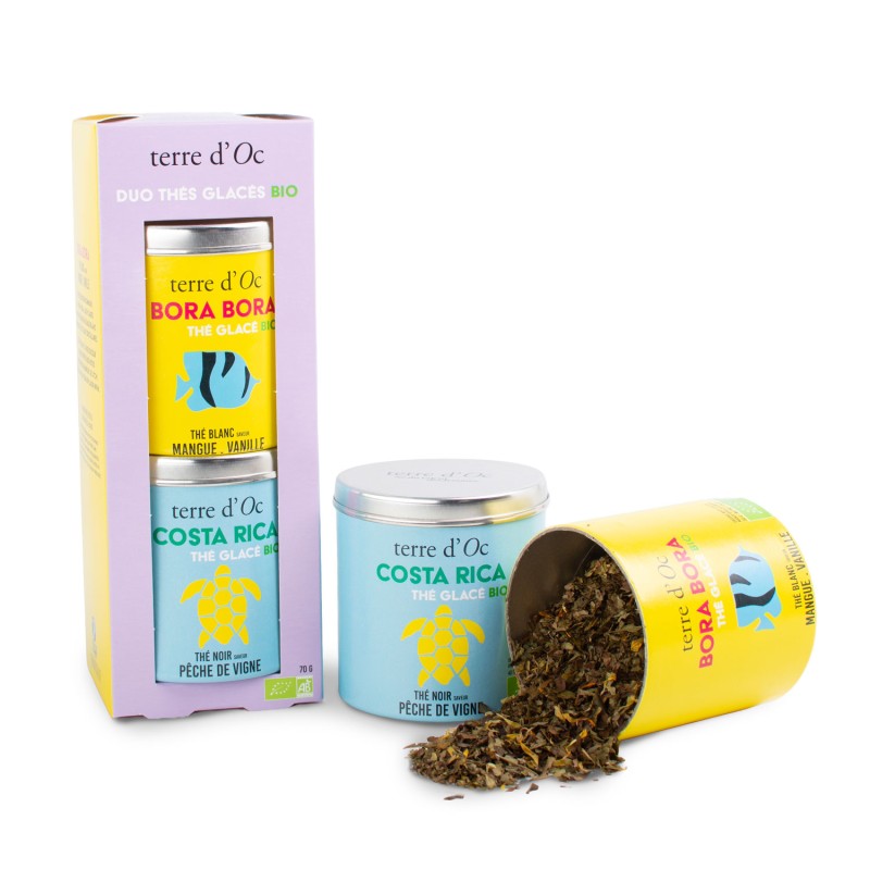 Duo of organic iced teas