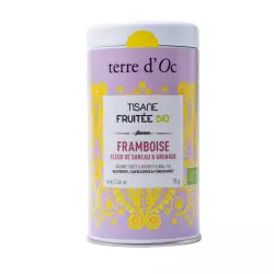 Organic fruity herbal tea