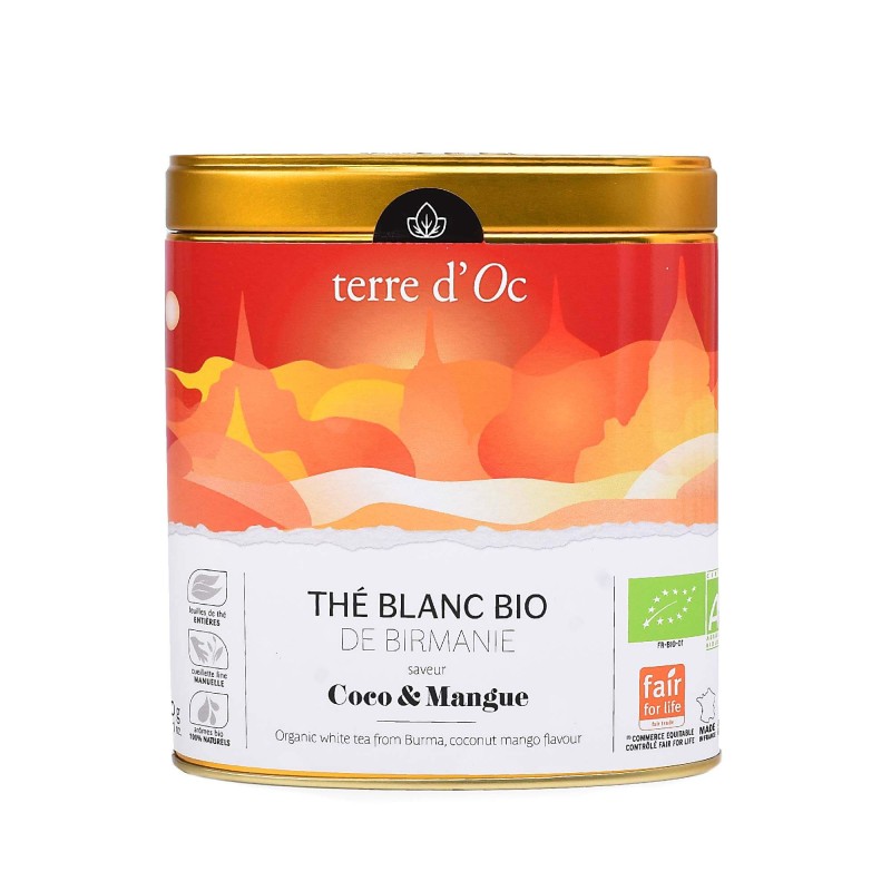 Organic white tea – coconut...