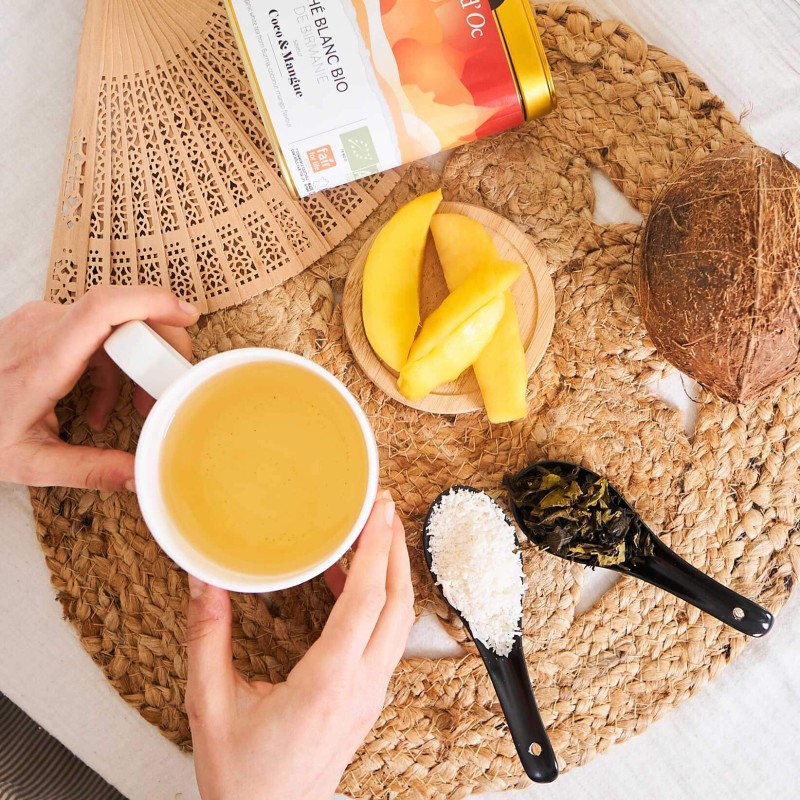 Organic white tea – coconut...