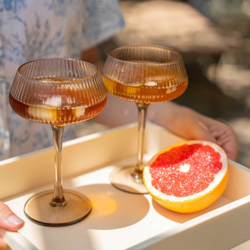 Organic tea cocktails