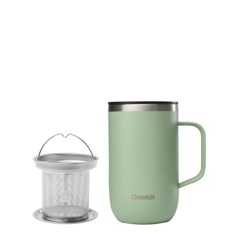 Mug isotherme vert tilleul