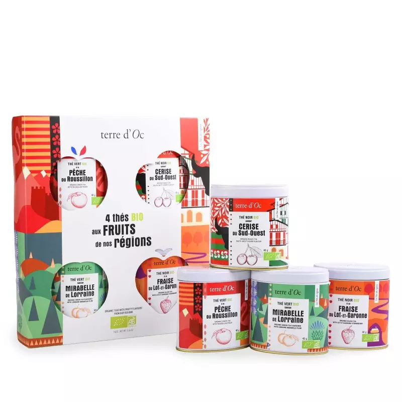 Coffret 4 thés bio