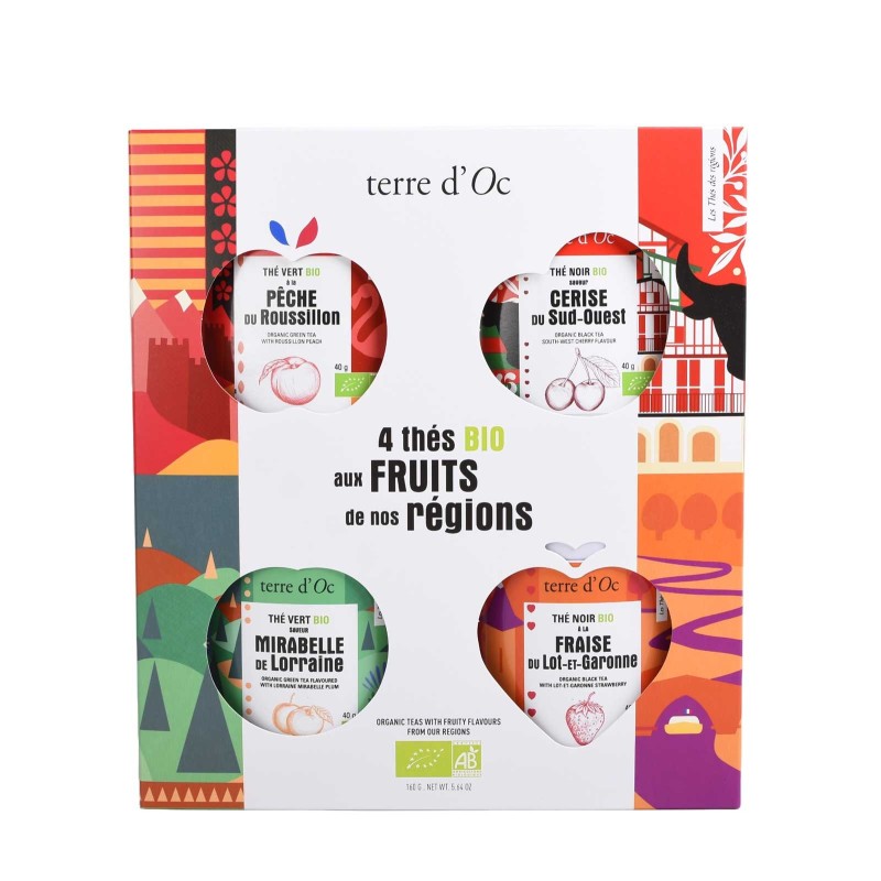 Coffret 4 thés bio