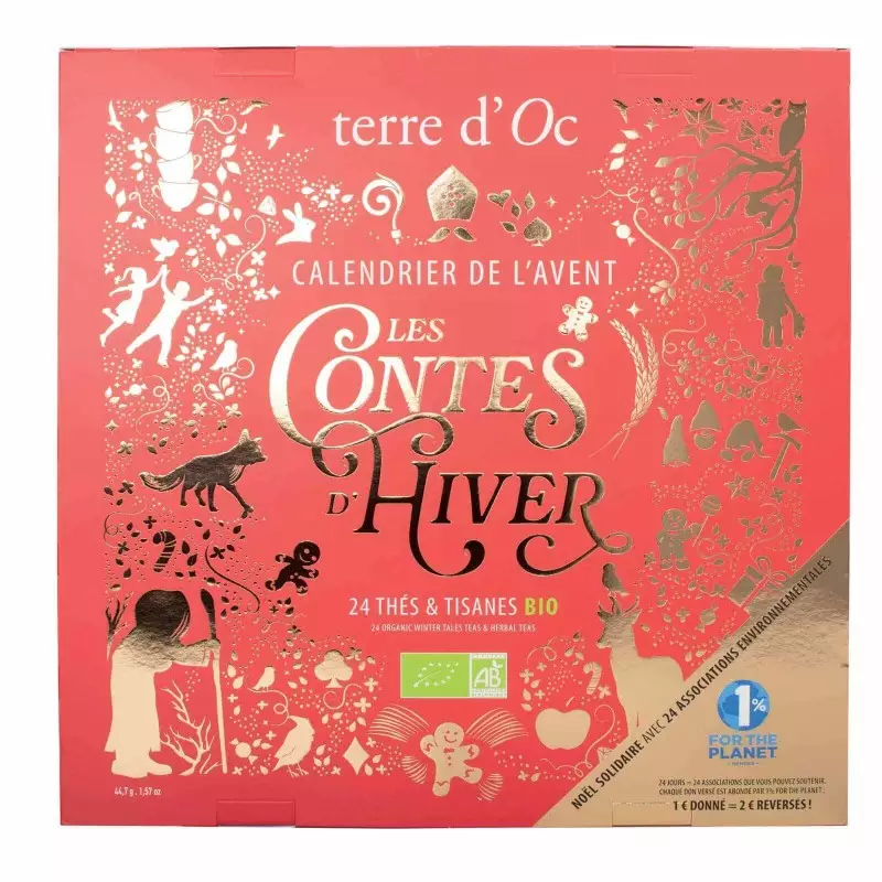 Calendrier de l'Avent thé bio