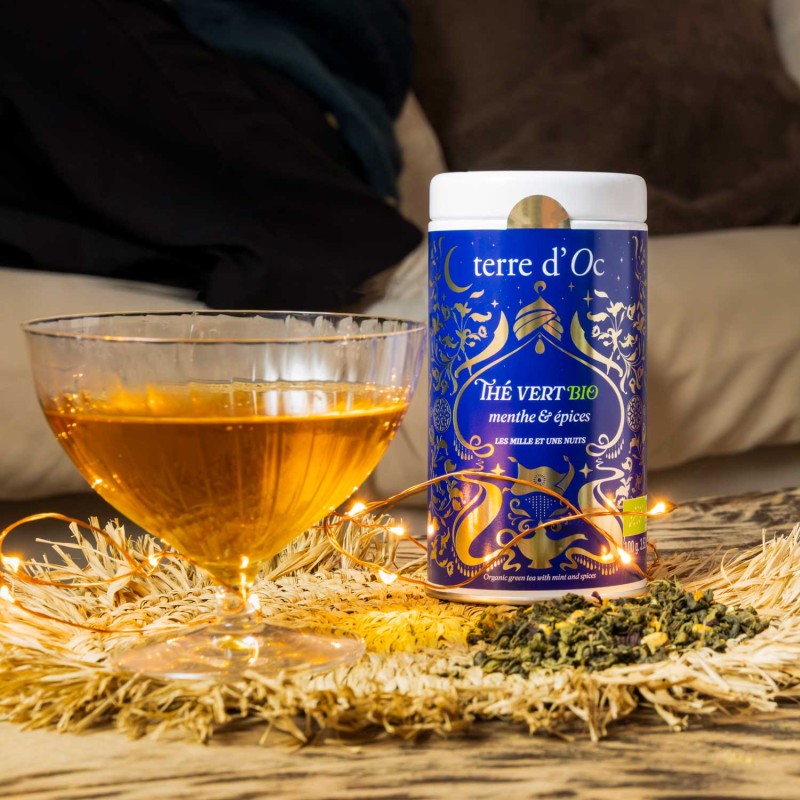 Organic Christmas green tea
