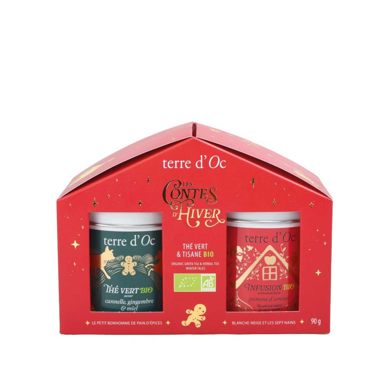 Duo of organic Christmas teas