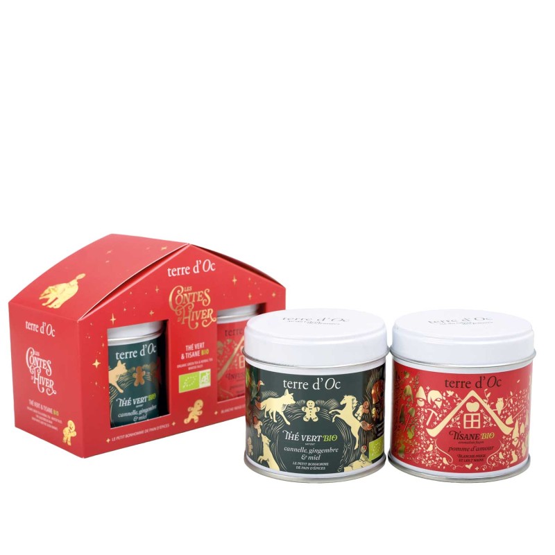 Duo of organic Christmas teas