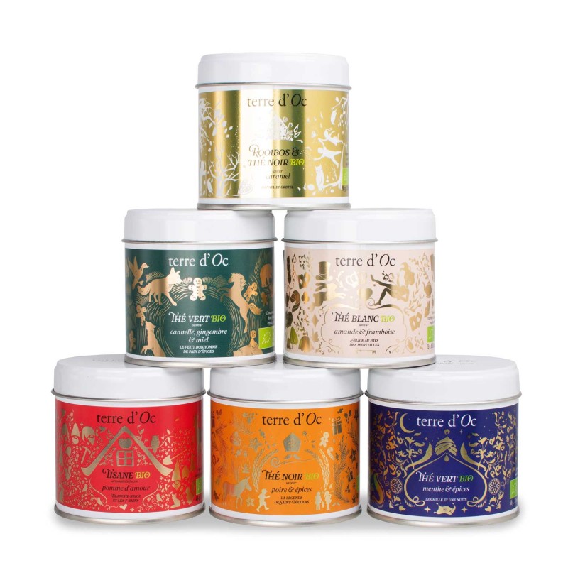 Box 6 organic Christmas teas