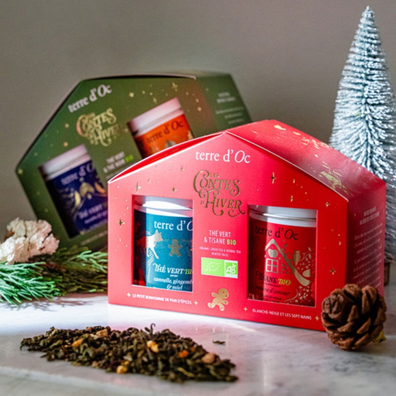 Duo of organic Christmas teas