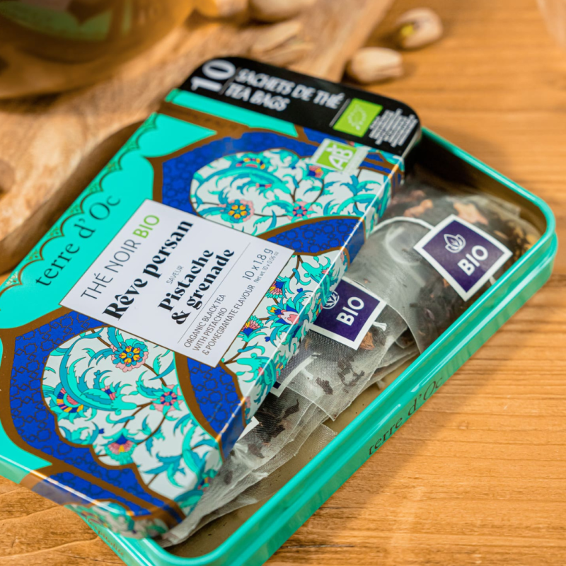 Organic black tea with...