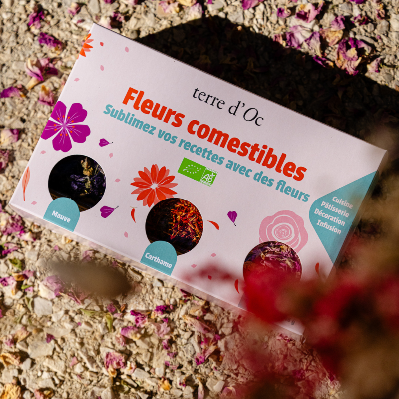 Fleurs comestible bio
