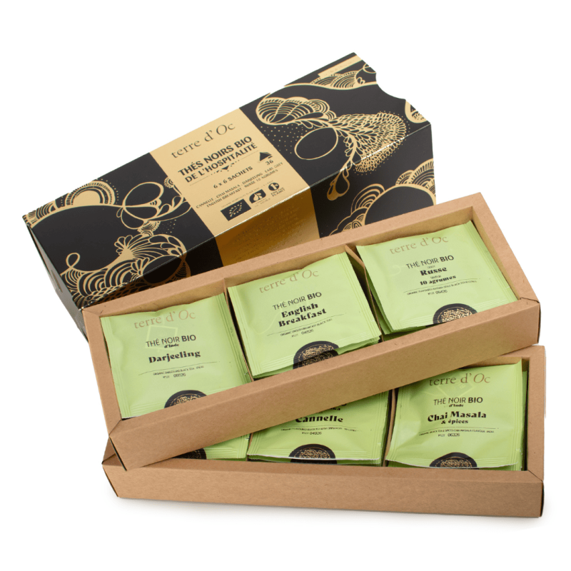 Organic black tea gift set...