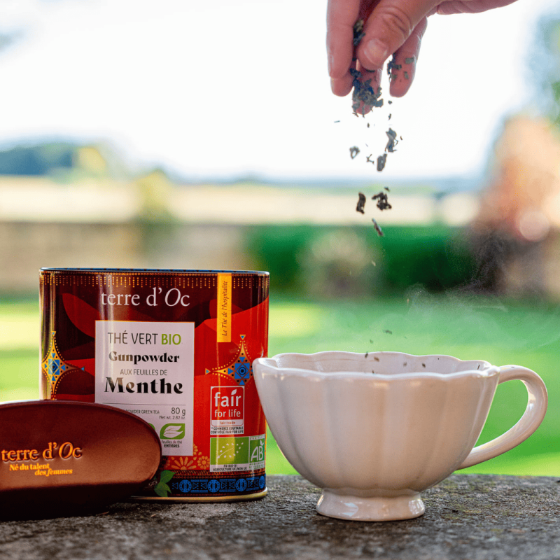 Organic green tea FFL with...