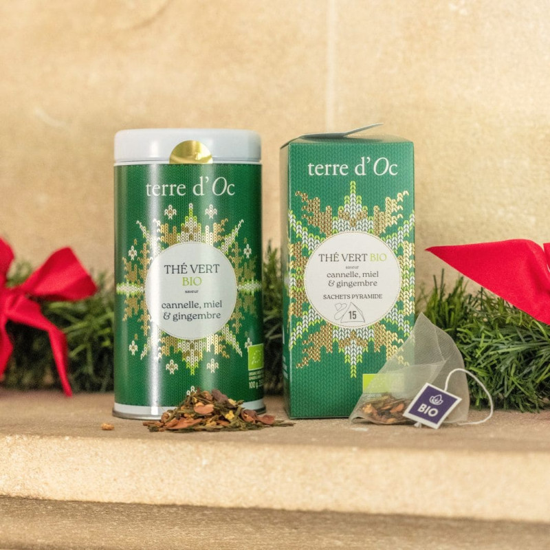 Organic Christmas green tea