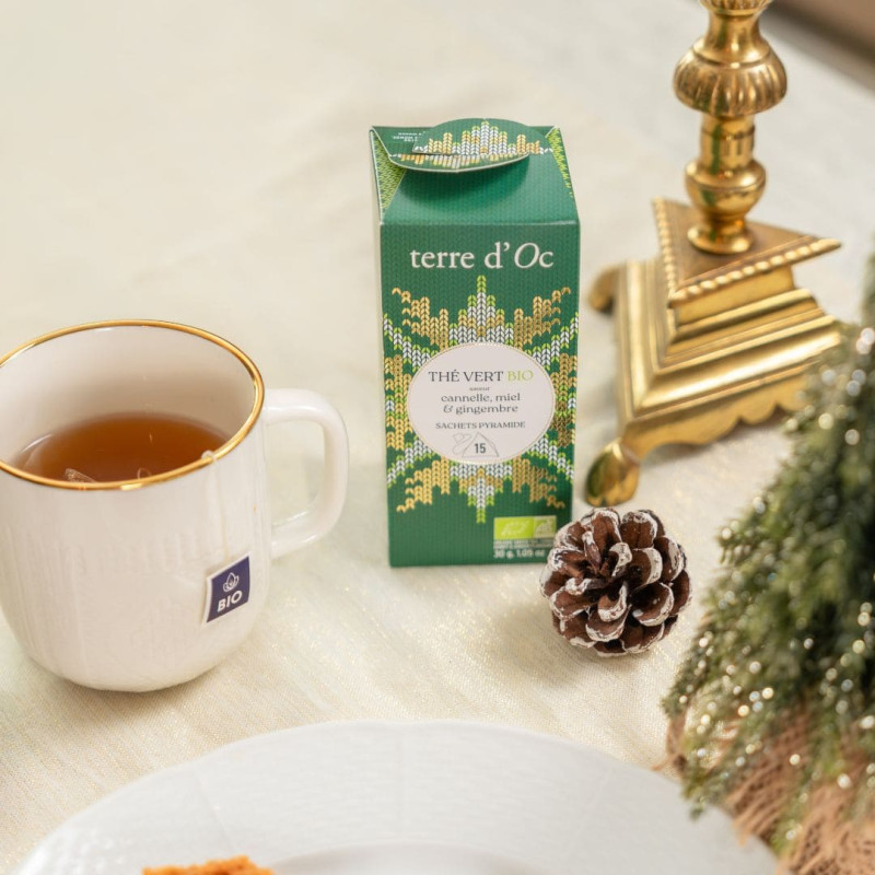 Organic Christmas green tea...