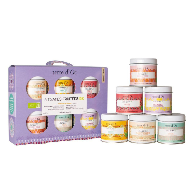 Coffret de 6 tisanes