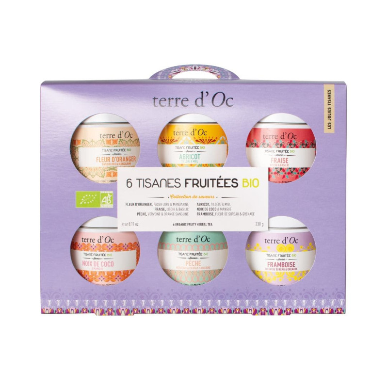 Coffret de 6 tisanes