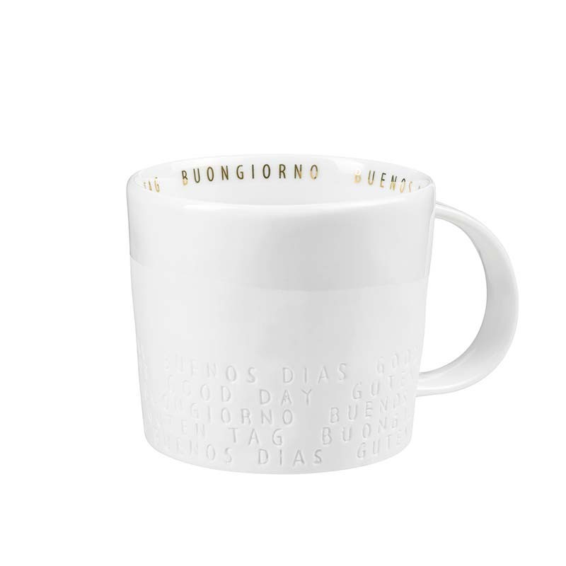 White porcelain mug for...
