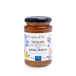 Organic white tea jelly
