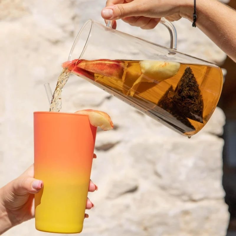 Organic iced black tea with...