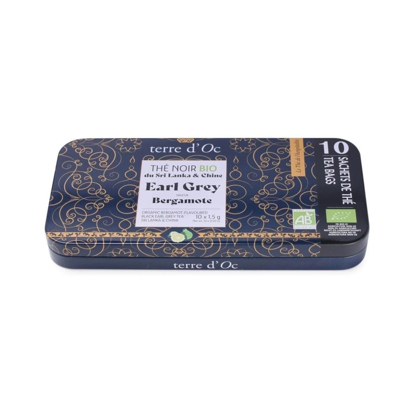 Organic black tea Earl Grey...