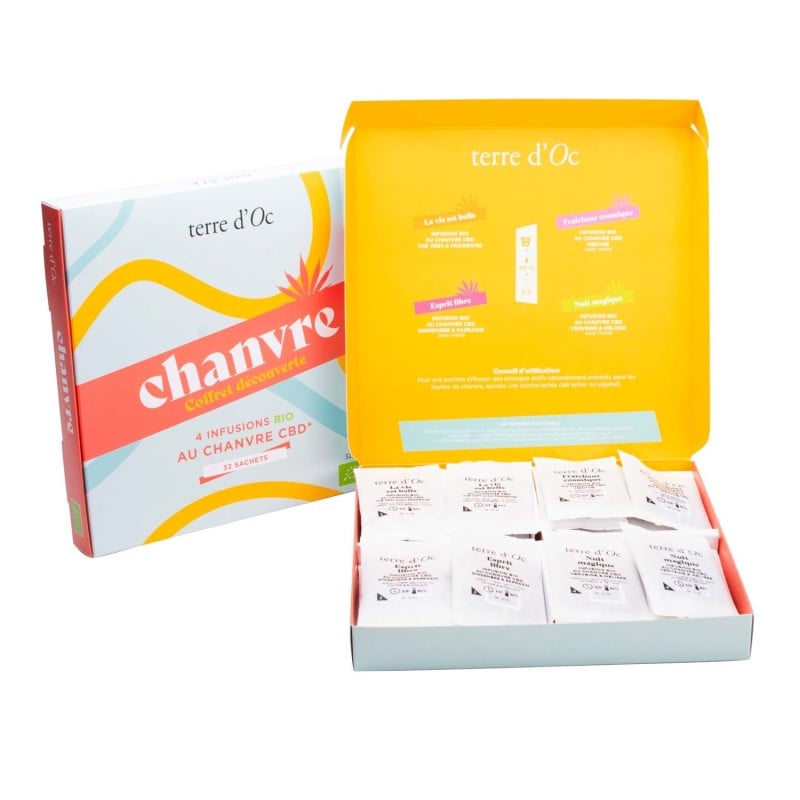 Coffret découverte infusions chanvre bio