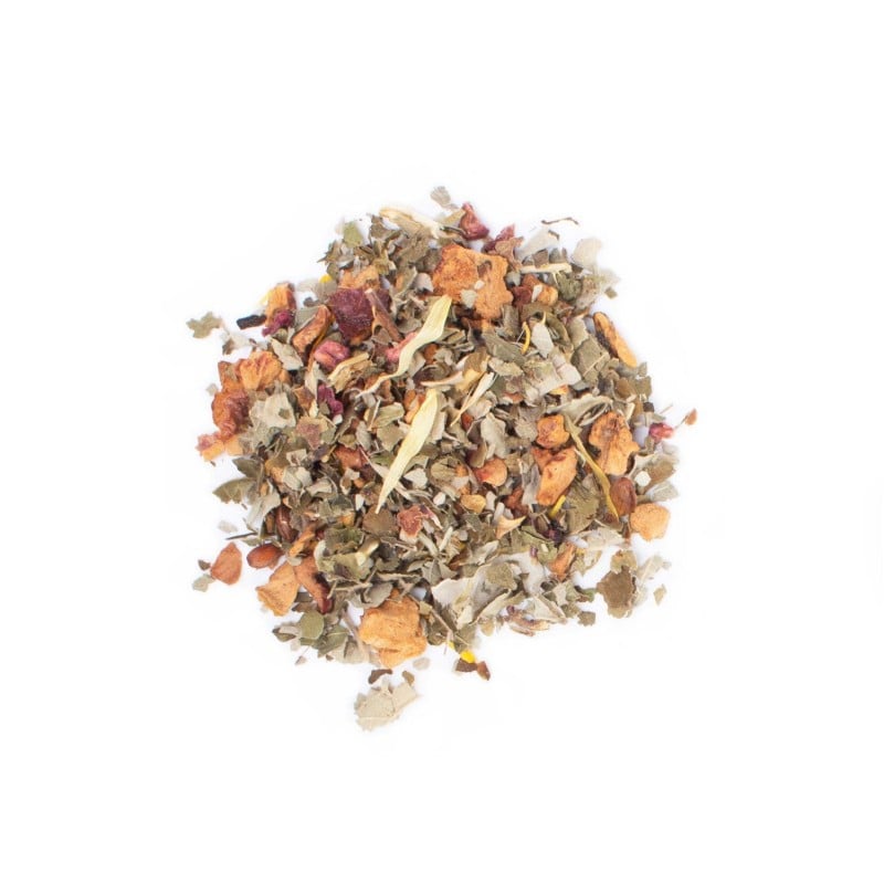 Organic fruity herbal tea