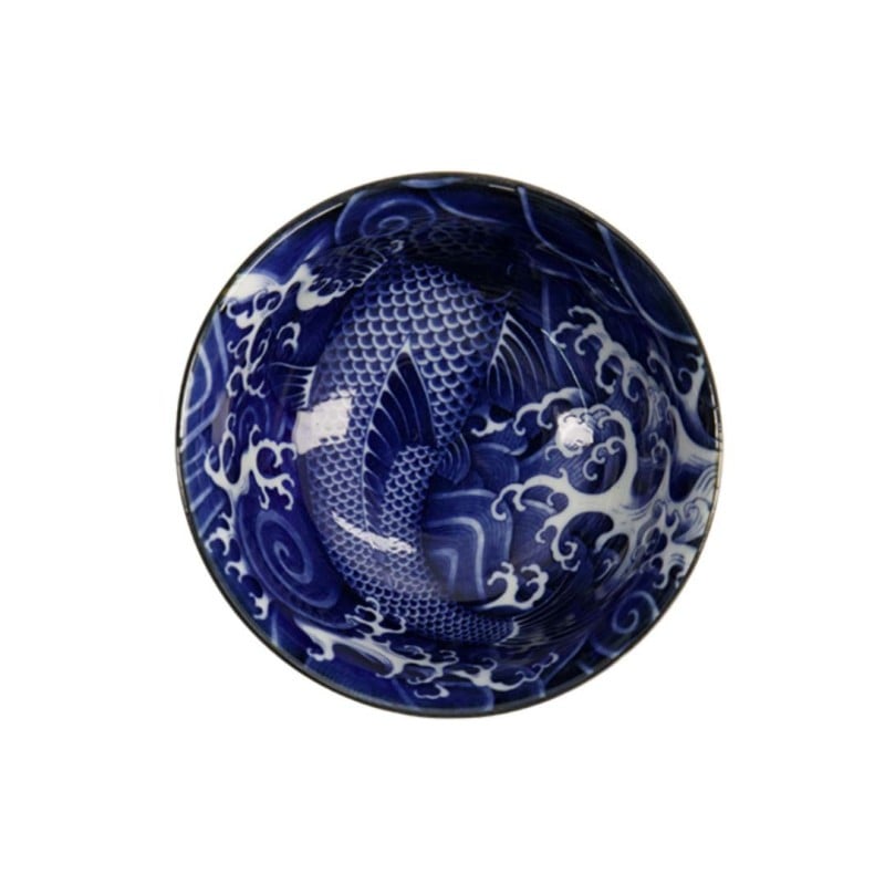 Carp tea bowl