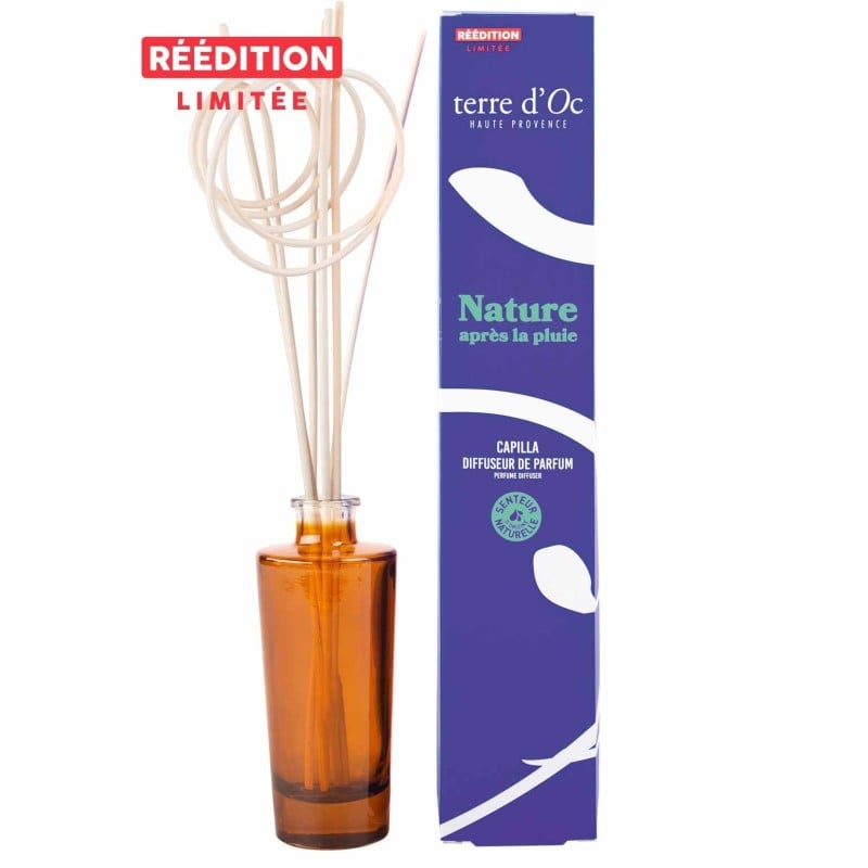 Capilla diffuseur parfum Nature après la pluie Terre d'Oc 100ml édition limitée