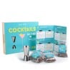 Contenu coffret thé bio jigger plateau bois livret recettes