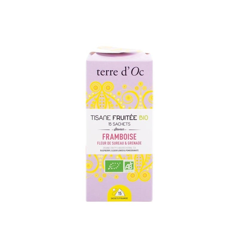 Organic fruity herbal tea...