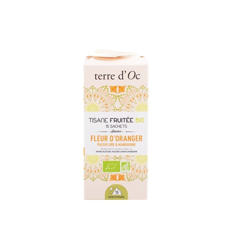 Organic fruity herbal tea...