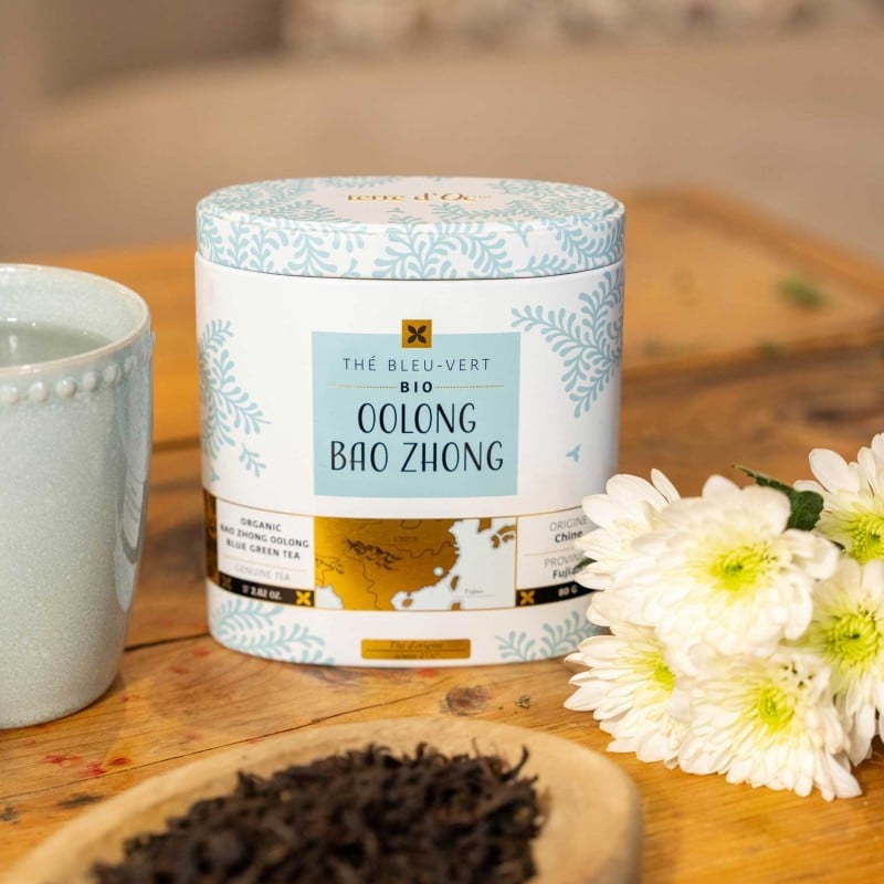 Organic blue green tea