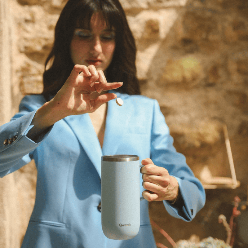 Pastel blue Cold cup
