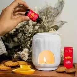 Utilisation concentré parfum Petits goûters d'automne dans brûle-parfum